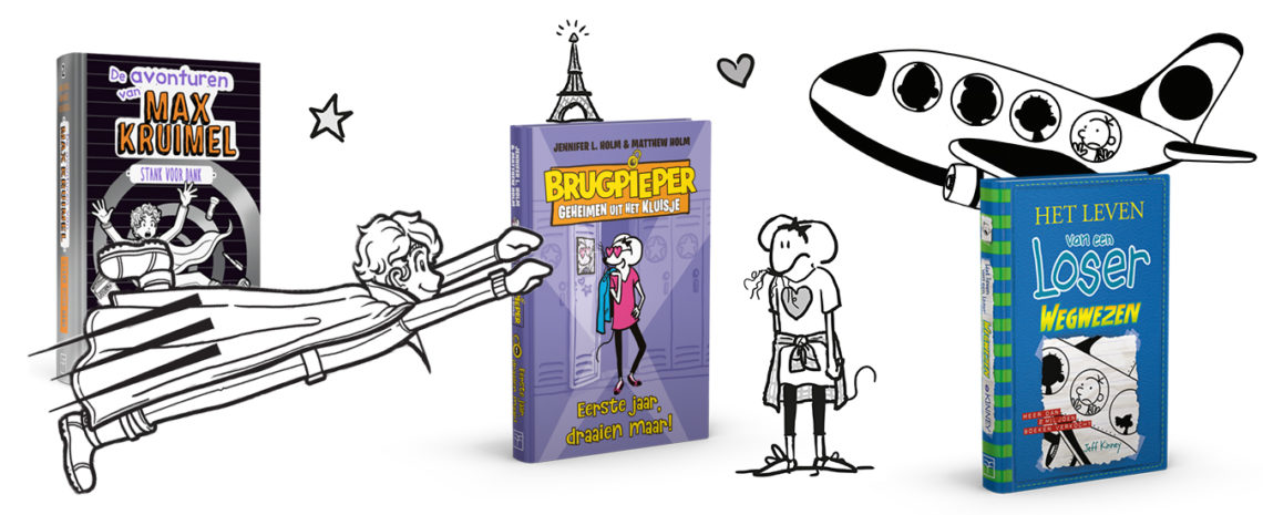 graphic novels max kruimel, brugpieper en wegwezen