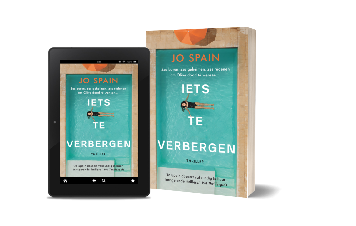 Standalone thriller Iets te verbergen van Jo Spain als e-book en paperback.