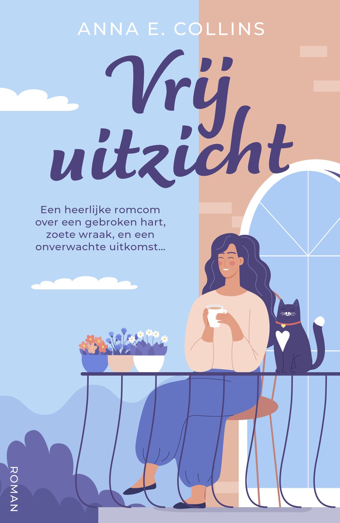 Omslag Vrij uitzicht - Anna E. Collins