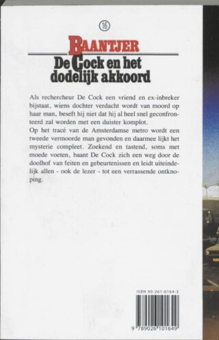 De Cock en het dodelijk akkoord - achterkant