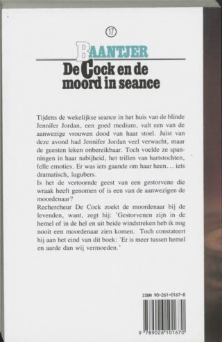 De Cock en de moord in seance - achterkant