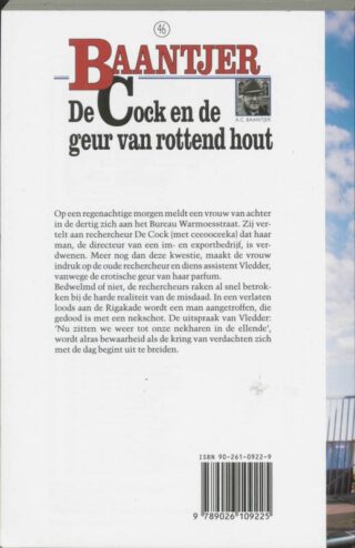 De Cock en de geur van rottend hout - achterkant