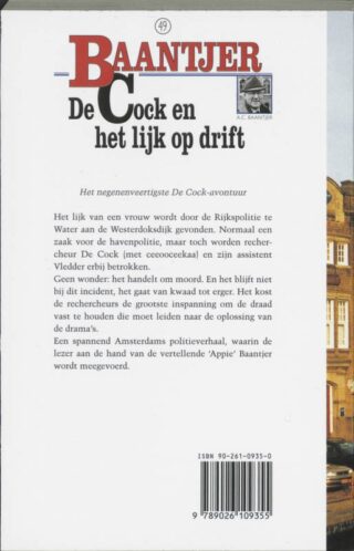 De Cock en het lijk op drift - achterkant