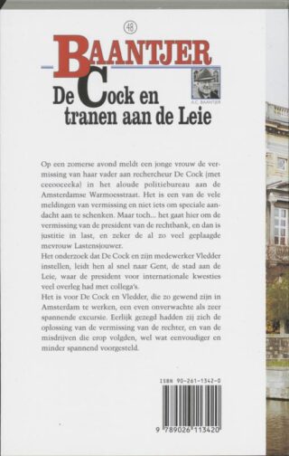 De Cock en tranen aan de Leie - achterkant