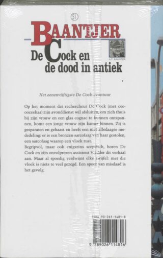 De Cock en de dood in antiek - achterkant