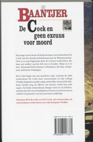 De Cock en geen excuus voor moord - achterkant