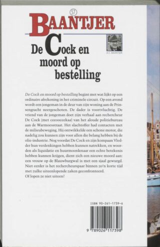 De Cock en moord op bestelling - achterkant