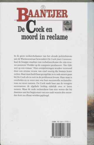 De Cock en moord in reclame - achterkant