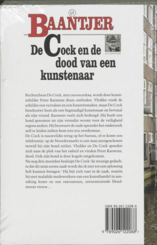 De Cock en de dood van een kunstenaar - achterkant