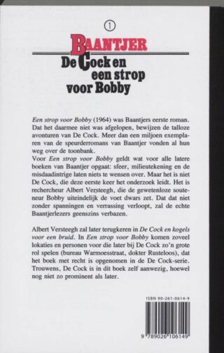 De Cock en een strop voor Bobby - achterkant