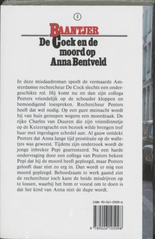 De Cock en de moord op Anna Bentveld - achterkant