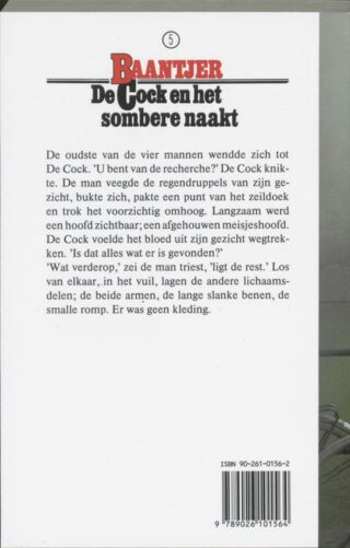 De Cock en het sombere naakt - achterkant