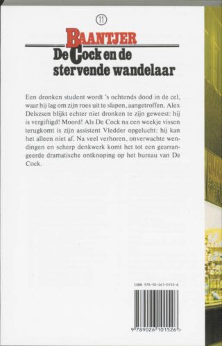 De Cock en de stervende wandelaar - achterkant