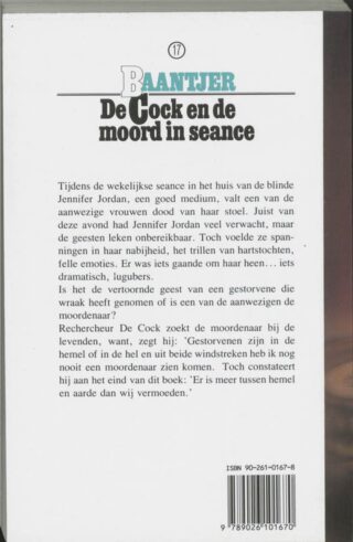 De Cock en de moord in seance - achterkant