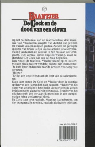 De Cock en de dood van een clown - achterkant