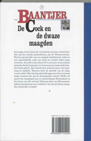 De Cock en de dwaze maagden - achterkant