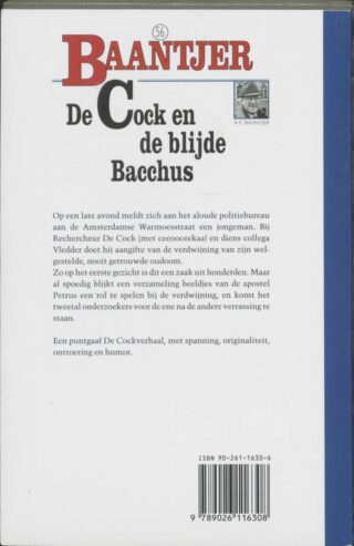 De Cock en de blijde Bacchus - achterkant