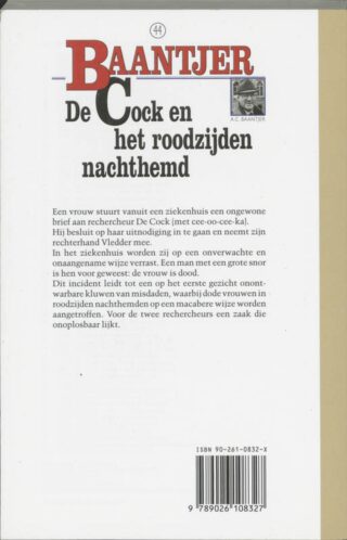 De Cock en het roodzijden nachthemd - achterkant