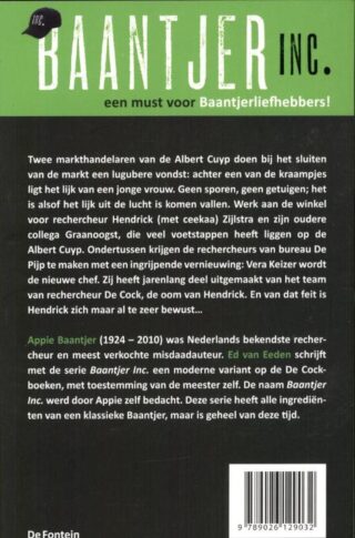 Moord op de Albert Cuyp - achterkant