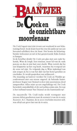 De Cock en de onzichtbare moordenaar - achterkant