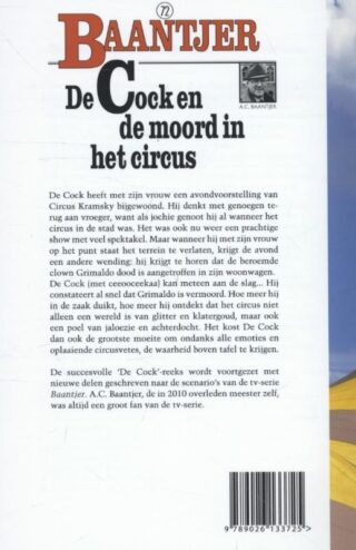 De Cock en de moord in het circus - achterkant