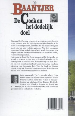 De Cock en het dodelijk doel - achterkant