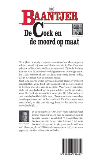 De Cock en de moord op maat - achterkant