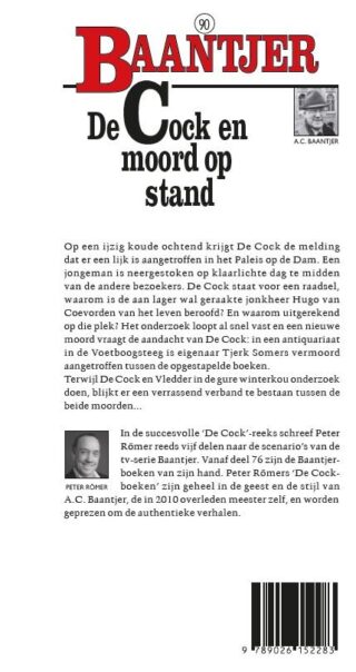 De Cock en moord op stand - achterkant