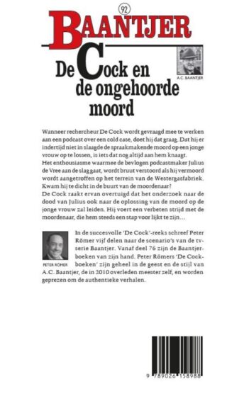 De Cock en de ongehoorde moord - achterkant