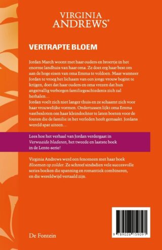 Vertrapte bloem - achterkant