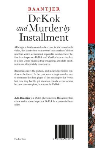 DeKok and Murder by Installment - achterkant