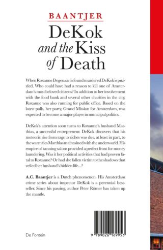 DeKok and the Kiss of Death - achterkant