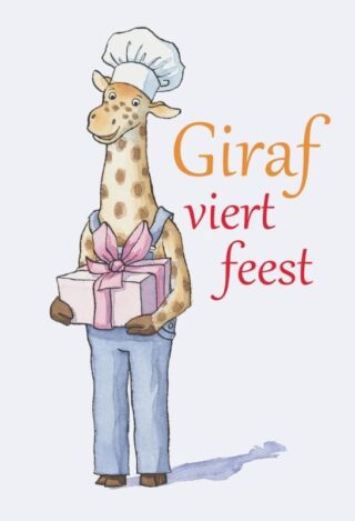Giraf viert feest - achterkant
