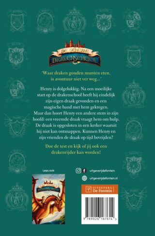 De draak met de zilveren hoorns - achterkant