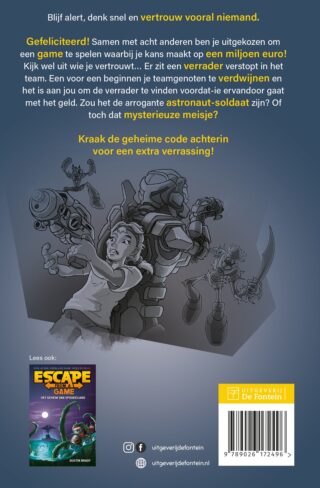 Het mysterie op het ruimteschip - achterkant