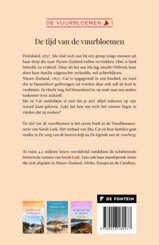 De tijd van de vuurbloemen - achterkant