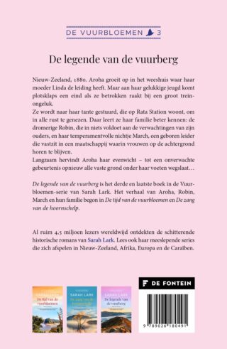 De legende van de vuurberg - achterkant