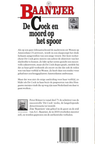 De Cock en moord op het spoor - achterkant